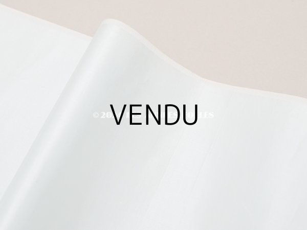 画像3: 19世紀 アンティーク ファブリック シルクサテン　パウダーブルー 60×125cm (3)