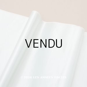 画像: 19世紀 アンティーク ファブリック シルクサテン　パウダーブルー 60×125cm