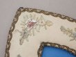 画像4: アンティーク フォトフレーム  薔薇のリボン刺繍 (4)