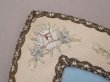 画像6: アンティーク フォトフレーム 薔薇のリボン刺繍 (6)