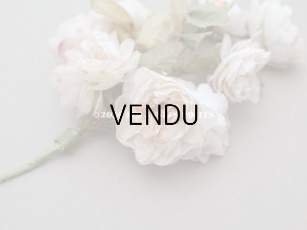 画像7: アンティーク 薔薇の布花のブーケ パウダーピンク　クウォーターロゼット咲き (7)