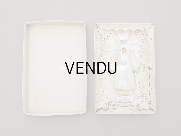 画像3: アンティーク 箱入り 初聖体の立体カニヴェ  (3)