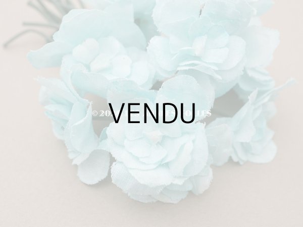 画像5: アンティーク 菫の布花　パルマ菫　ウォーターブルー  (5)