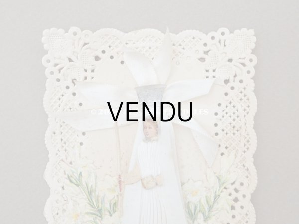 画像6: アンティーク 箱入り 初聖体の立体カニヴェ  (6)