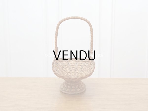 画像4: アンティーク 小さなパニエ ウエディング用　 (4)