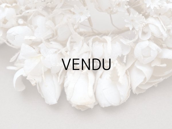 画像8: 19世紀 アンティーク 白薔薇のティアラ 花冠 ウェディング (8)