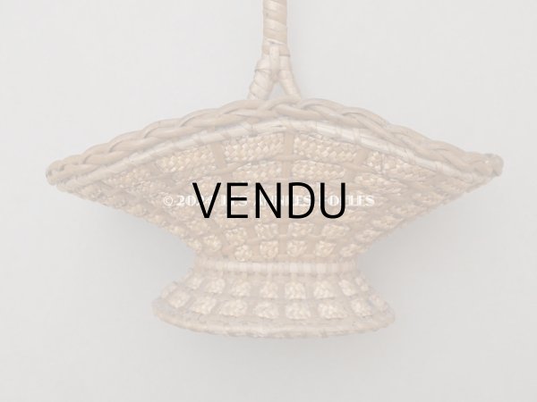 画像9: アンティーク 小さなパニエ ウエディング用　 (9)