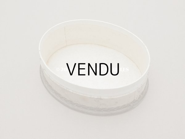 画像9: アンティーク 薔薇のメダイヨン お菓子箱 カルトナージュボックス  (9)