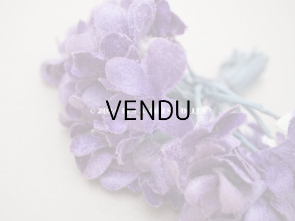 画像6: アンティーク 菫の布花　42輪 (6)