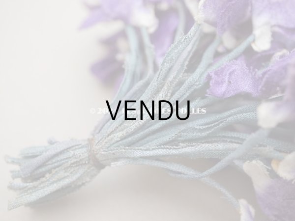 画像7: アンティーク 菫の布花　42輪 (7)