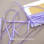 画像: アンティーク  リボン刺繍 & ロココトリム用 シルク製 極細　リボン 10m 3mm幅 紫