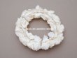 画像8: アンティーク 白薔薇のティアラ 布花 花冠 オフホワイト (8)