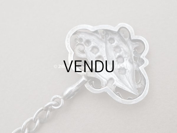 画像9: 19世紀末　アンティーク 鈴蘭 シルバー製　シャトレーヌのクラヴィエ (9)