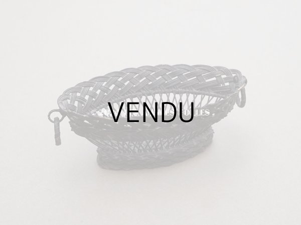 画像2: 19世紀 アンティーク ドール用 手芸用パニエ (2)