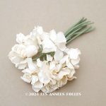 画像: アンティーク 白菫の布花 パルマ菫