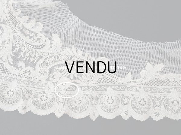 画像5: 19世紀 アンティーク ニードルレース ポワンドガーズの付け襟【ポワン・ド・ガーズ】 (5)