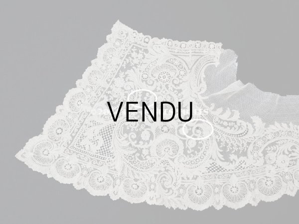 画像4: 19世紀 アンティーク ニードルレース ポワンドガーズの付け襟【ポワン・ド・ガーズ】 (4)