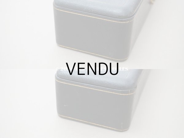 画像6: 19世紀 アンティーク グローブボックス スモーキーブルーのシルク製クッション ジュエリーボックス (6)