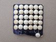 画像2: アンティーク ドール用 6mm リネンのくるみボタンのセット オフホワイト 6ピースのセット (2)