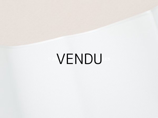 画像3: 未使用 1900年頃 アンティーク 未使用 シルクリボン 6.5cm幅  パウダーブルー 3.75m (3)