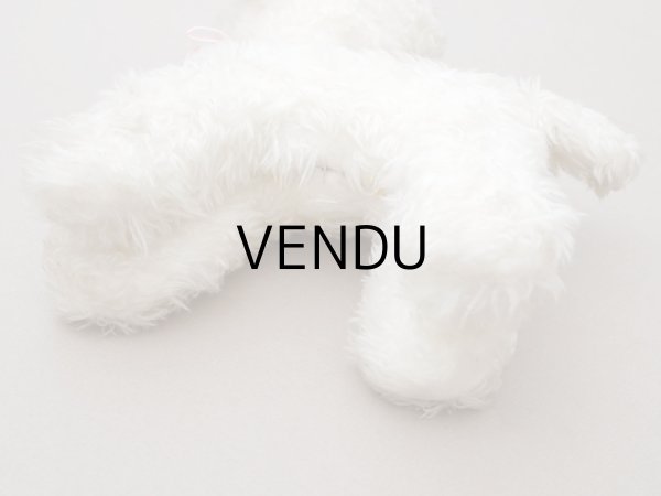 画像9: アンティーク 子羊のぬいぐるみ ブルーアイ (9)