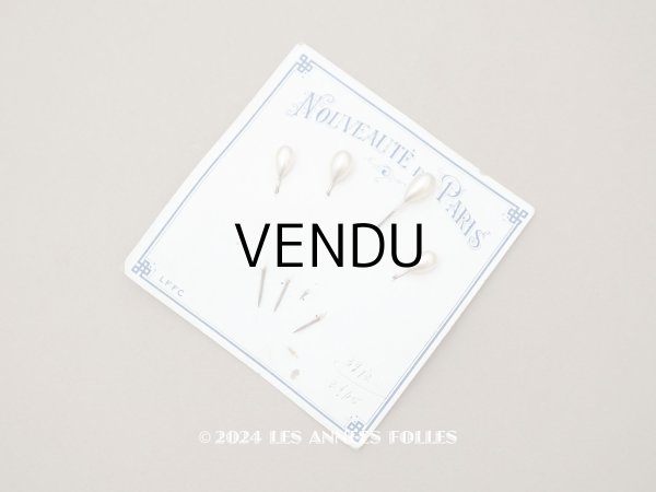 画像1: アンティーク パールのエパングルシート NOUVEAUTE DE PARIS (1)