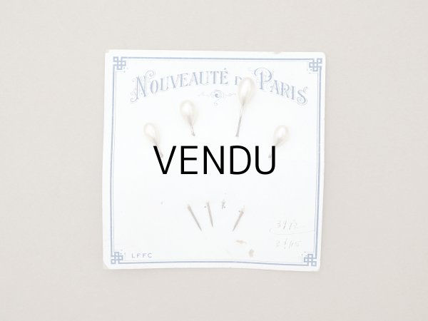 画像2: アンティーク パールのエパングルシート NOUVEAUTE DE PARIS (2)