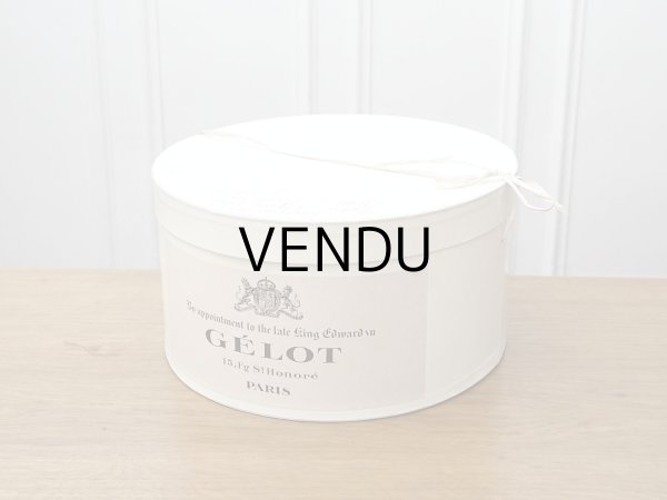 画像3: アンティーク ハットボックス - GELOT - (3)