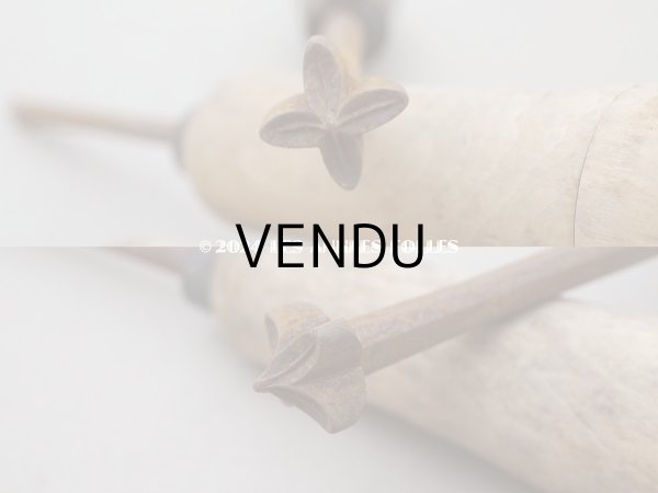 画像8: 19世紀末 アンティーク こて ライラックの花 造花用 布花制作用 (8)