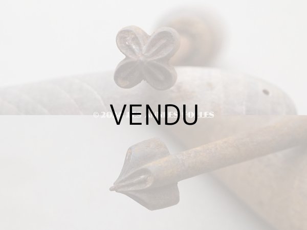 画像8: 19世紀末 アンティーク こて ライラックの花 造花用 布花制作用 (8)