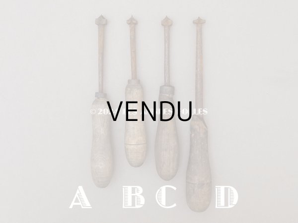 画像2: 19世紀末 アンティーク こて ライラックの花 造花用 布花制作用 (2)