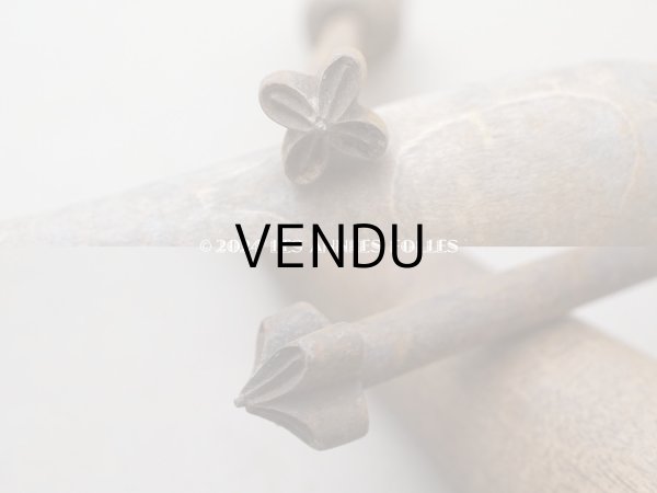 画像10: 19世紀末 アンティーク こて ライラックの花 造花用 布花制作用 (10)