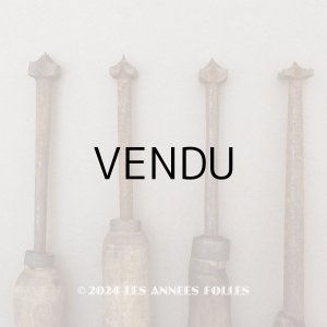 画像: 19世紀末 アンティーク こて ライラックの花 造花用 布花制作用