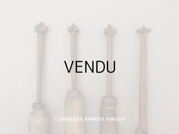 画像1: 19世紀末 アンティーク こて ライラックの花 造花用 布花制作用 (1)