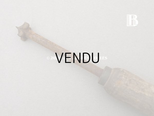 画像5: 19世紀末 アンティーク こて ライラックの花 造花用 布花制作用 (5)