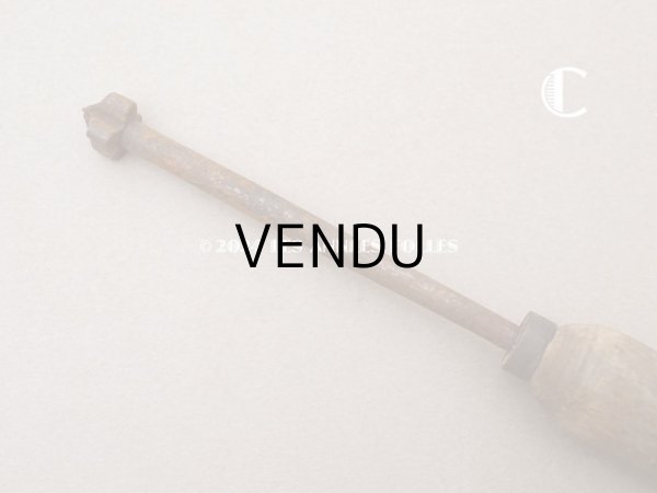 画像9: 19世紀末 アンティーク こて ライラックの花 造花用 布花制作用 (9)