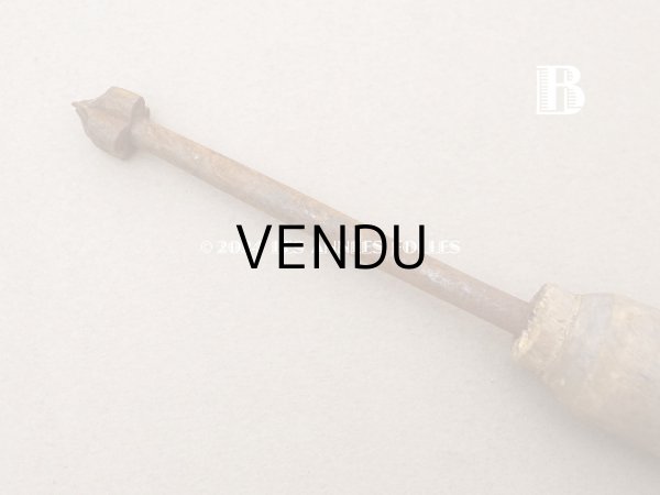 画像7: 19世紀末 アンティーク こて ライラックの花 造花用 布花制作用 (7)