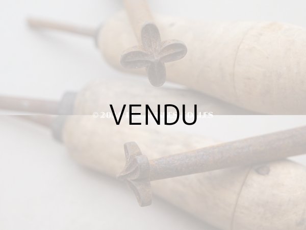 画像10: 19世紀末 アンティーク こて ライラックの花 造花用 布花制作用 (10)