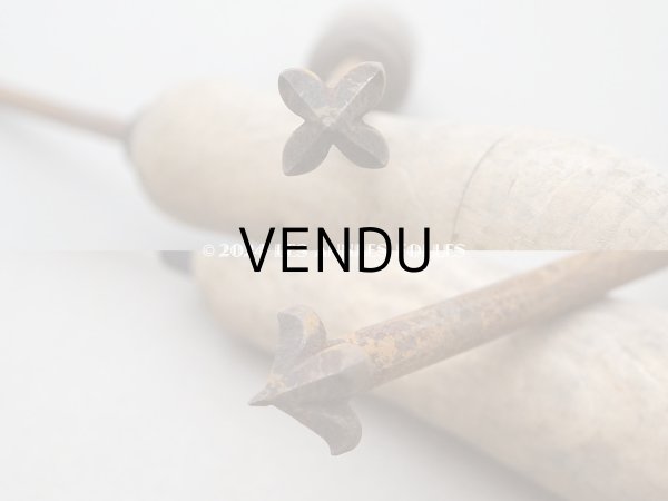 画像6: 19世紀末 アンティーク こて ライラックの花 造花用 布花制作用 (6)