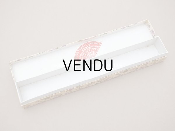 画像6: 1900年頃 アンティーク 菫 ファンのボックス (6)