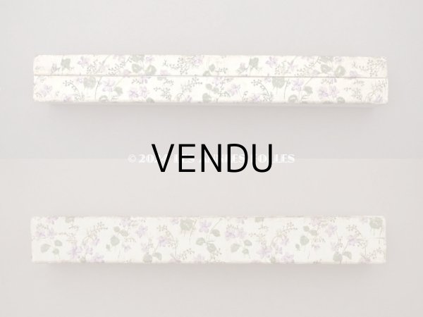 画像3: 1900年頃 アンティーク 菫 ファンのボックス (3)