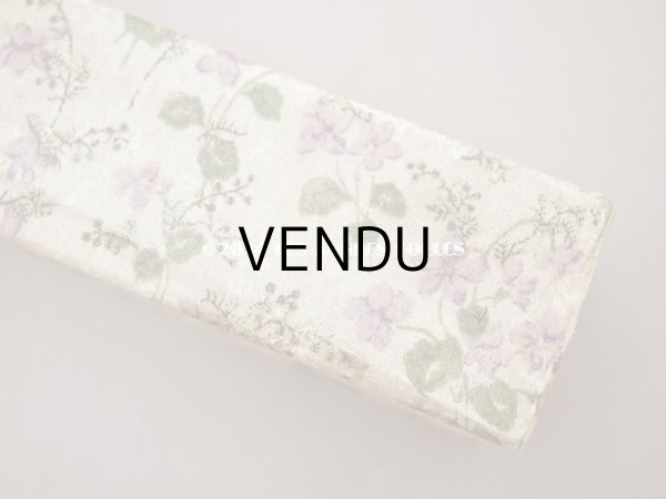 画像5: 1900年頃 アンティーク 菫 ファンのボックス (5)