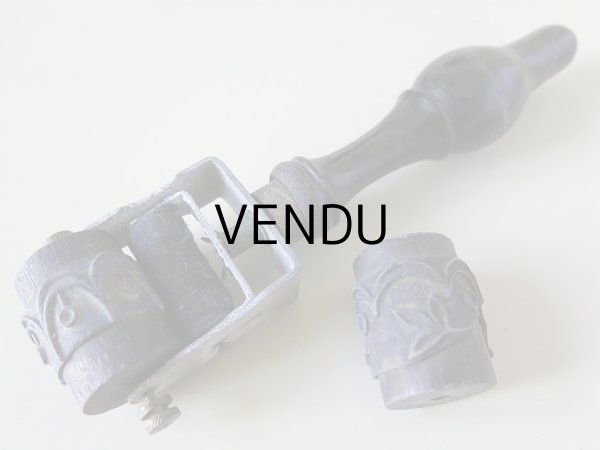 画像4: アンティーク 刺繍図案用 ローラースタンプ メタル製ケース付 ”L'UNIVERSEL" FESTONNEUR AUTOMATIQUE (4)