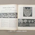 画像: 1900年発刊 アンティーク 刺繍とレースの本 BRODERIE & DENTELLE LECONS PRATIQUES PAR COUSINE CLAIRE - FRANCOIS TEDESCO, EDITEUR PARIS-