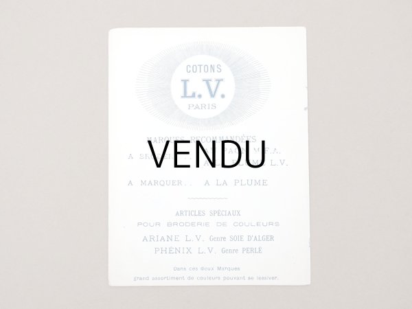 画像3: アンティーク モノグラムの図案帳 ALBUMS DE MARQUES COTONS L.V. OUVRAGES DE DAMES SERIE F N 156 (3)