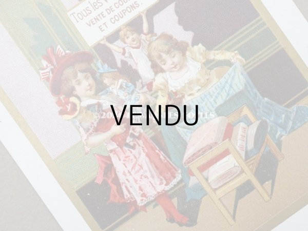 画像2: アンティーク クロモ - AU BON MARCHE - (2)