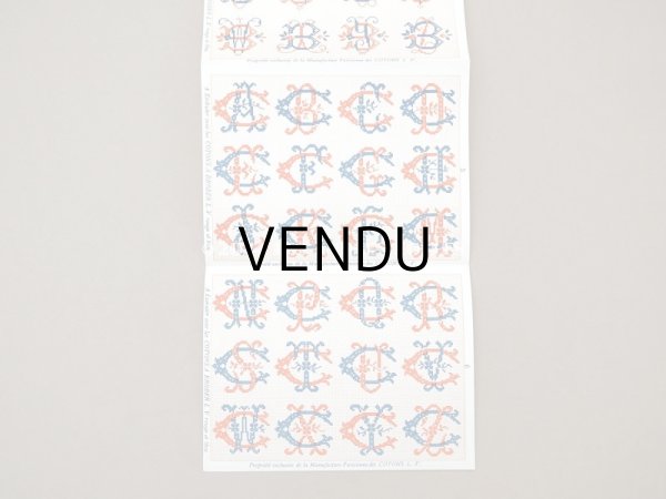 画像7: アンティーク モノグラムの図案帳 ALBUMS DE MARQUES COTONS L.V. OUVRAGES DE DAMES SERIE F N 156 (7)