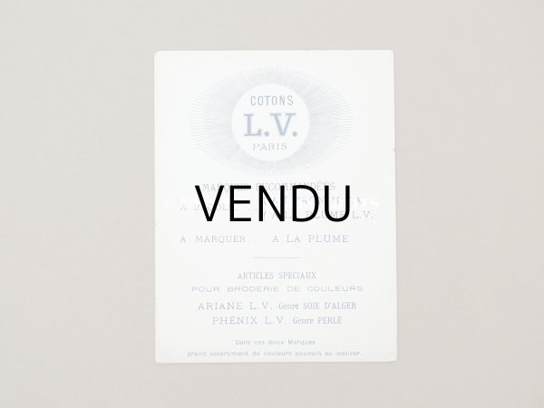 画像9: アンティーク モノグラムの図案帳 ALBUMS DE MARQUES COTONS L.V. OUVRAGES DE DAMES SERIE F N 156 (9)