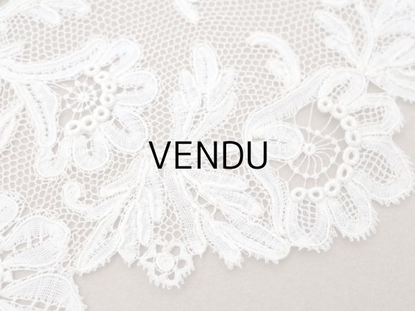 画像7: アンティーク 幅広 ニードルレース＆ボビンレースのボーダー 131cm 18.9cm幅 (7)