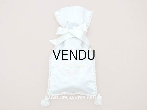 画像11: 【セール対象外】1900年頃 アンティーク 【 ショコラ・フランソワ・ マルキ 】のお菓子袋  シルク製 - CHOCOLAT FRANCOIS MARQUIS PARIS - (11)